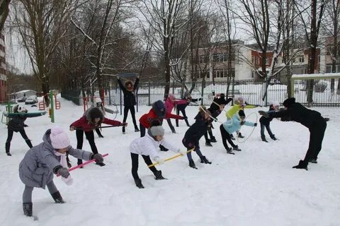 Зимние занятия детский сад