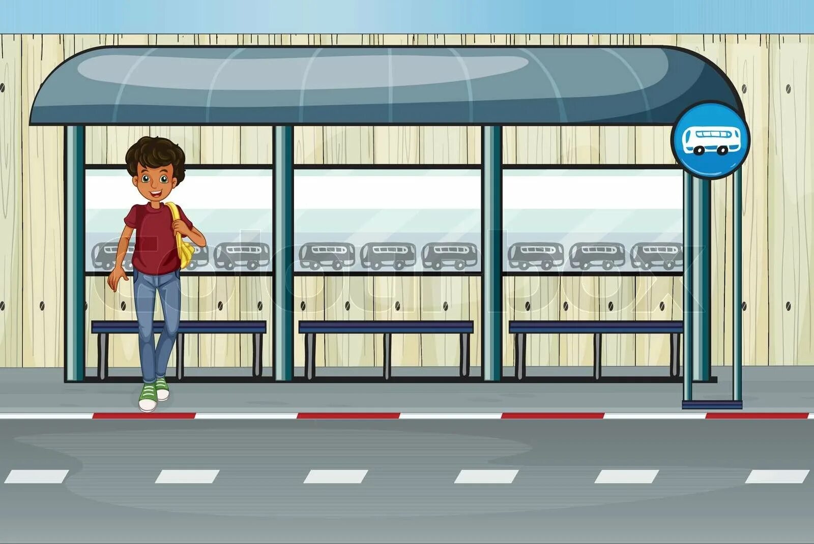 I going to the bus stop