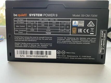 Be quiet power 9