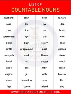 Countable nouns