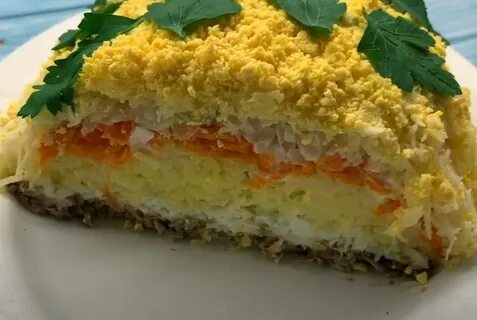Мимоза рецепт классический с картофелем