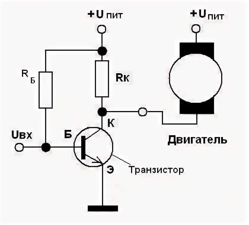 Управляющее напряжение транзистора
