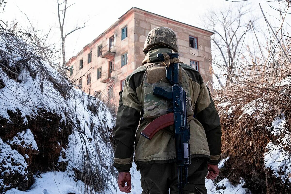 20 февраля 2015. Донбасс. Военные на Донбассе. Спецоперация на Украине.