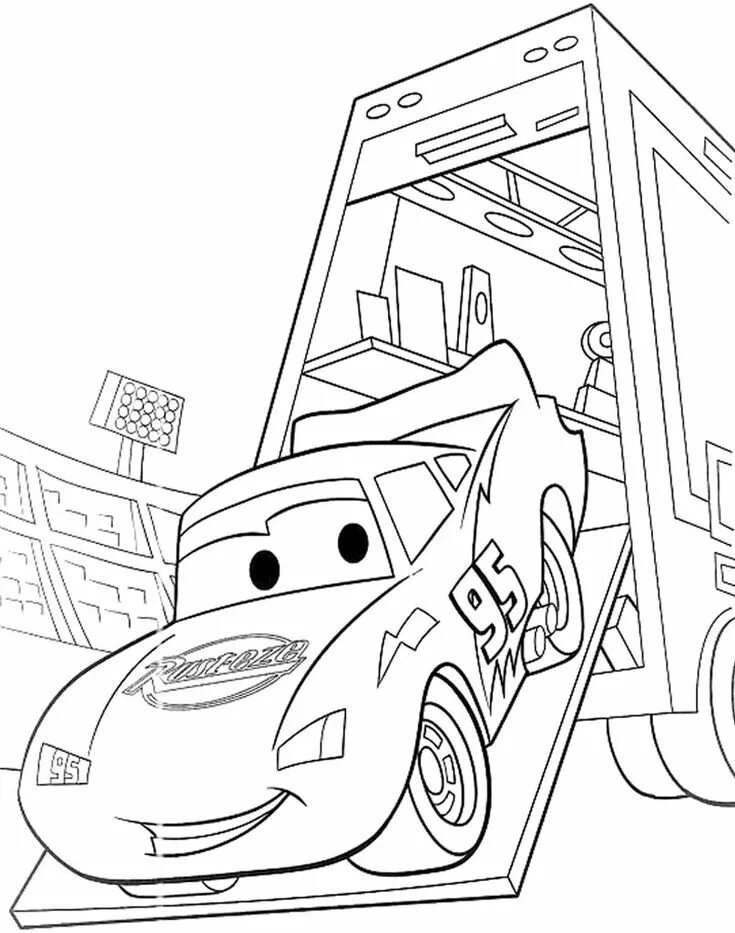 Раскраски тачки распечатать бесплатно формат а4 25+ Inspired Photo of Coloring Pages Of Cars  Race car colo