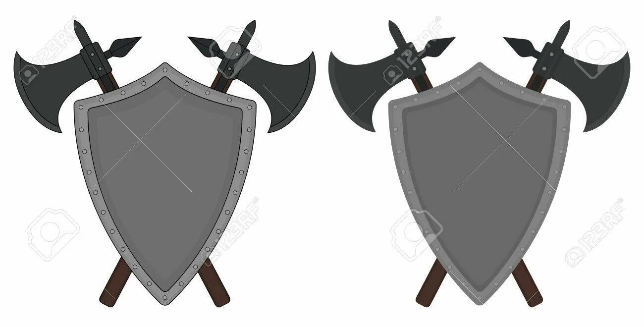 Щит рисунок карандашом (Много фото) - drawpics.ru