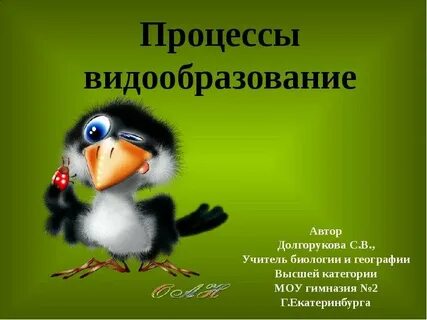 Видообразование биология 11 класс конспект урока
