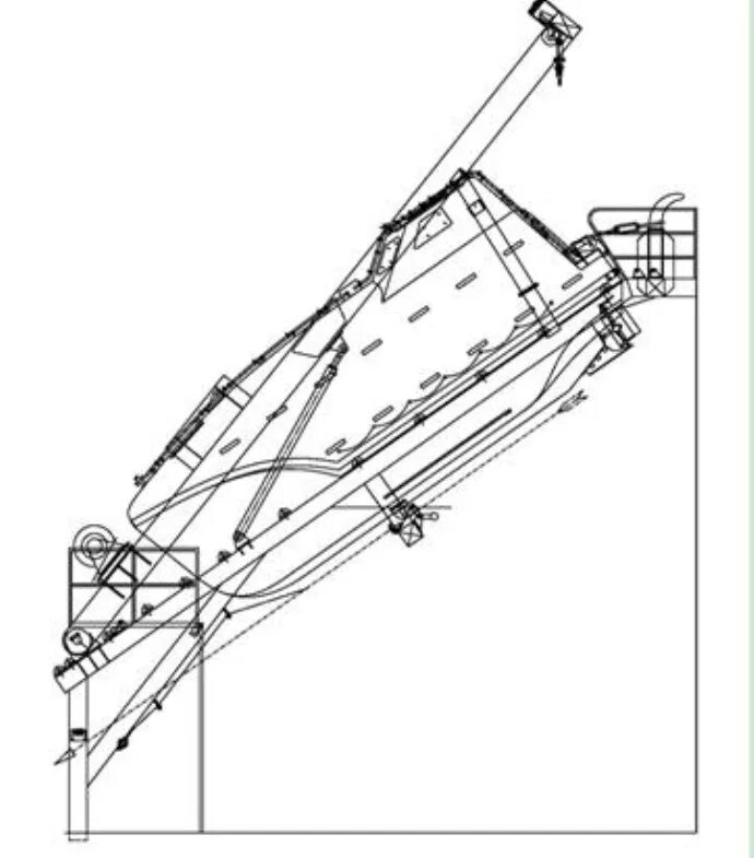 Шлюпки свободного падения. Схема спуска спасательной шлюпки свободного падения. Шлюпочное устройство свободного падения. Шлюпбалка для шлюпки свободного падения. Шлюпка свободного падения конструкция.