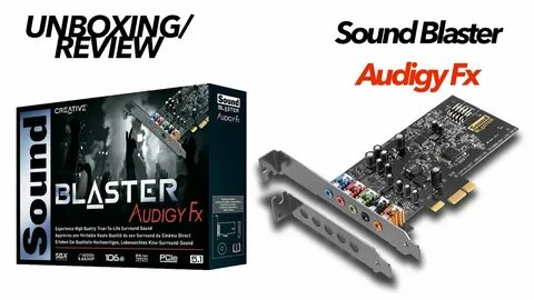 Creative audigy fx