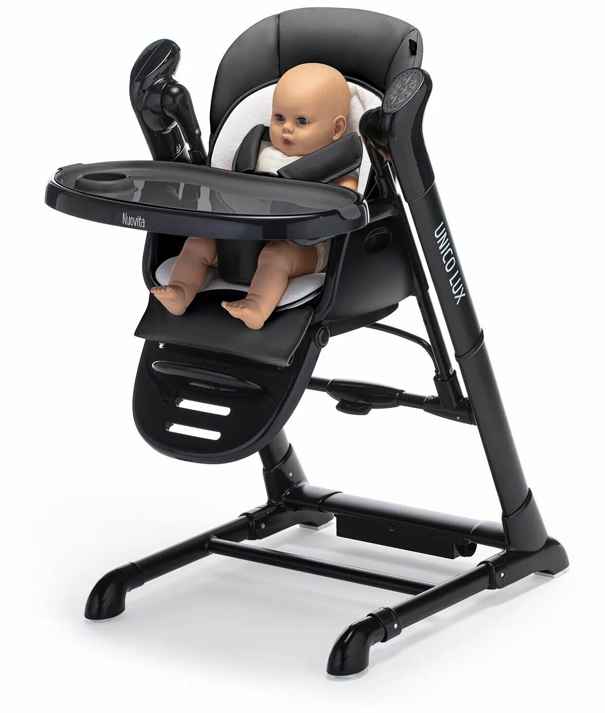 стул-качели  nuovita unico lux. Nuovita unico lux. стул-качели  nuovita unico lux. стульчик для кормления nuovita unico lux bianco. стульчик для кормления nuovita unico lux 3в1.