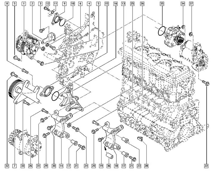 4. Двс рено логан 1. 4. Схема двигателя логан. 4.