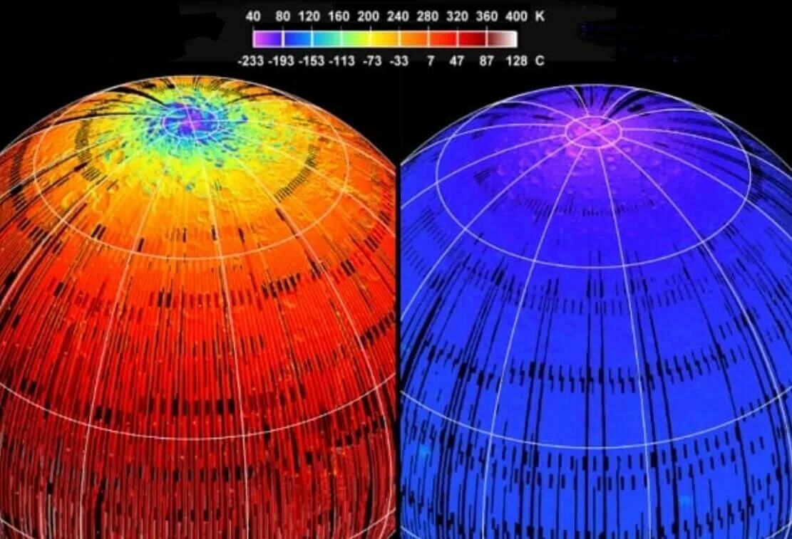 Температура на Луне. Максимальная и минимальная температура на Луне. Температурные перепады на Луне.