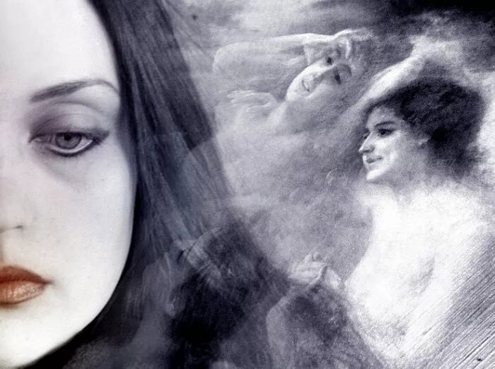 Девушка на пристани. Человек под листопадом. Вспомнится забудется. Девушка воспоминания. Печальная душа.