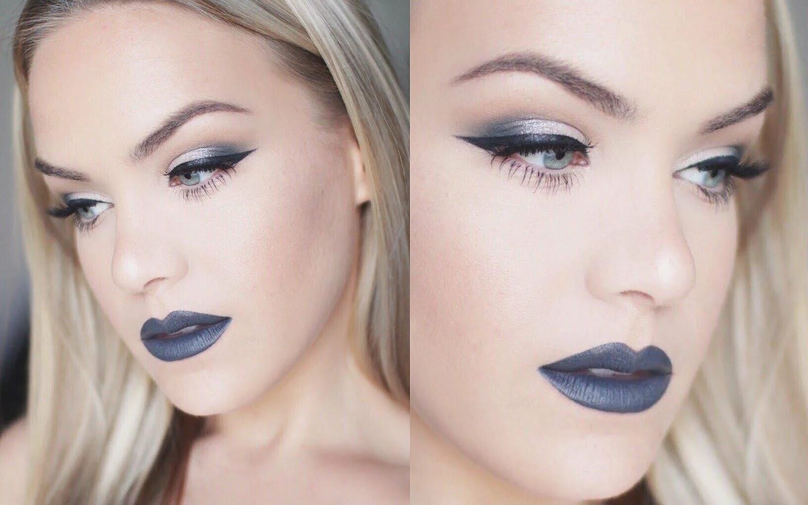 Смоки 2022. Макияж смоки айс для голубых глаз. Макияж в серебристых тонах. Макияж под серые. Вечерний макияж для серо-голубых глаз.