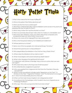 Harry potter questions