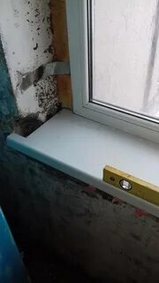 Установка подоконника и откосов на пластиковые окна