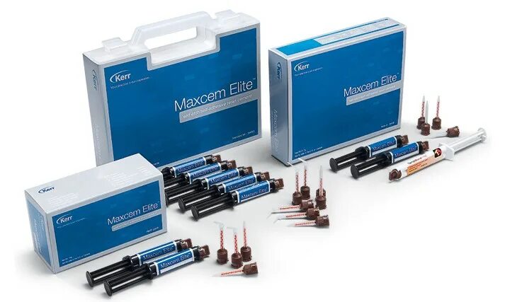 Максцем. Maxcem elite mini kit. максцем maxcem elite mini kit цемент для фиксации. maxcem (максцем) elite - цемент двойного отверждения. смесительные насадки для maxcem elite.