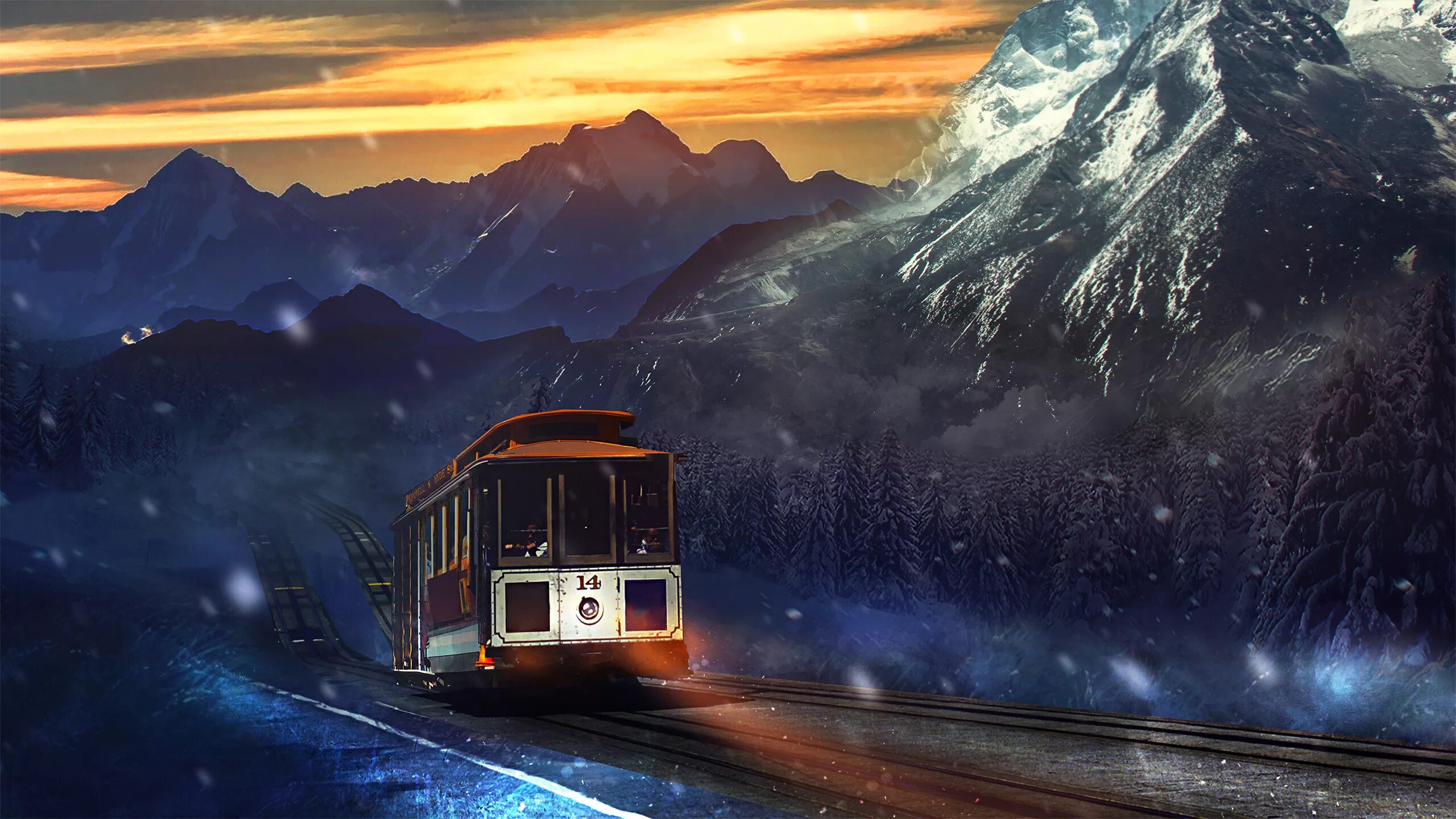 Art traveling. Трамвай 432 Макс Фрай. Поезд арт. Железная дорога в горах. Поезд в горах.