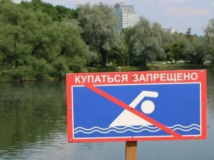 Купание запрещено памятка
