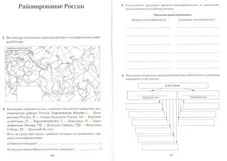 Тетрадь сиротина 9 класс география