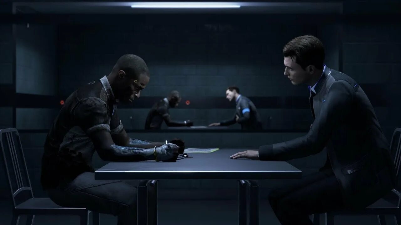 Как сохраниться в детройт. Коннор детройт допрос. detroit: become human (ps4). detroit become human коннор допр. ра9 детройт.