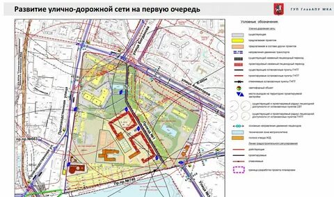 Объекты улично дорожной сети