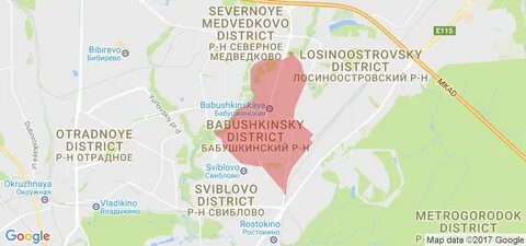 Бабушкинская на карте москвы
