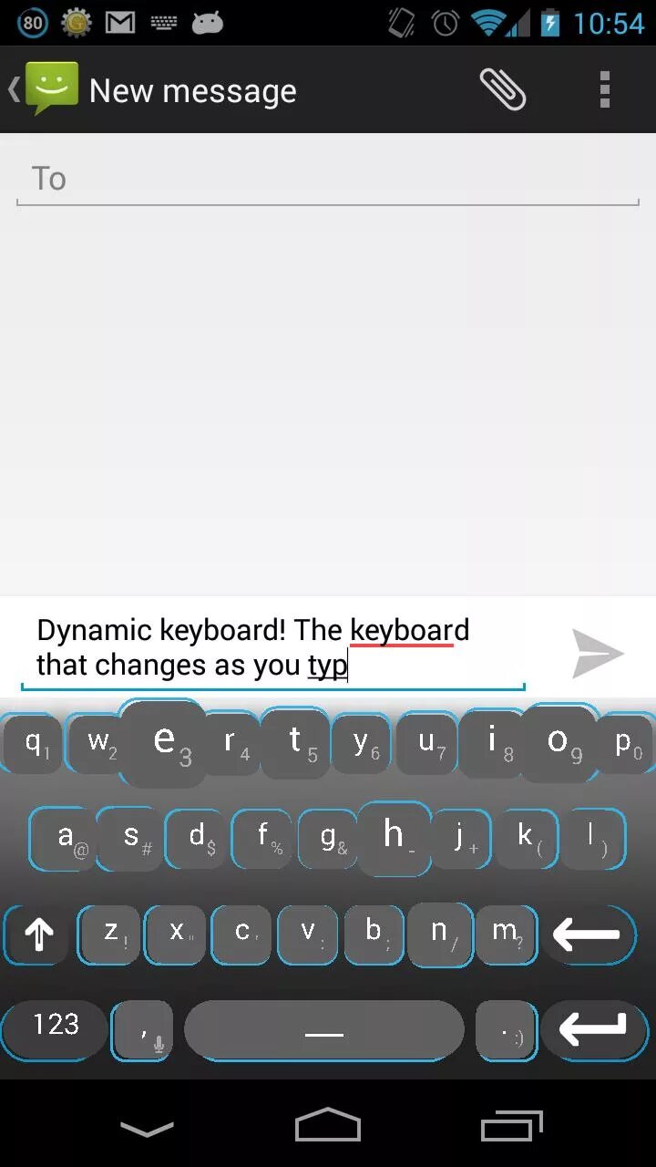 Dynamic message