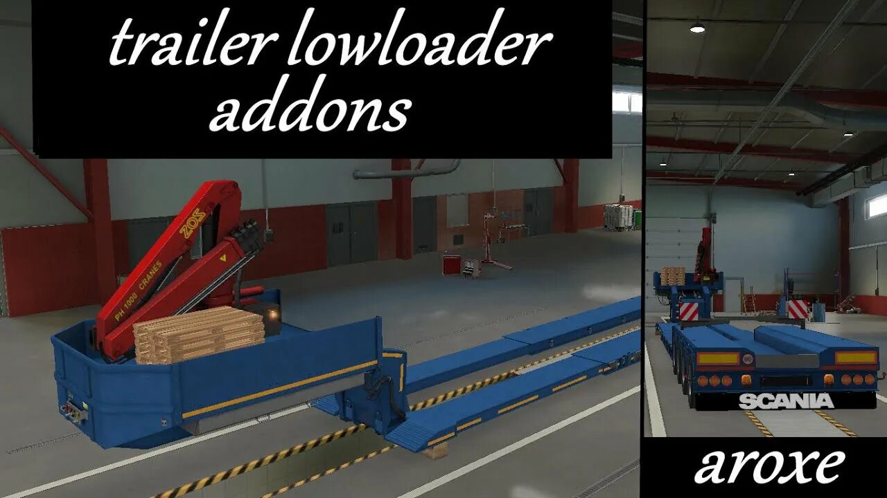 Addons loader. Тачки оливер лайтлоадер. low-loader.