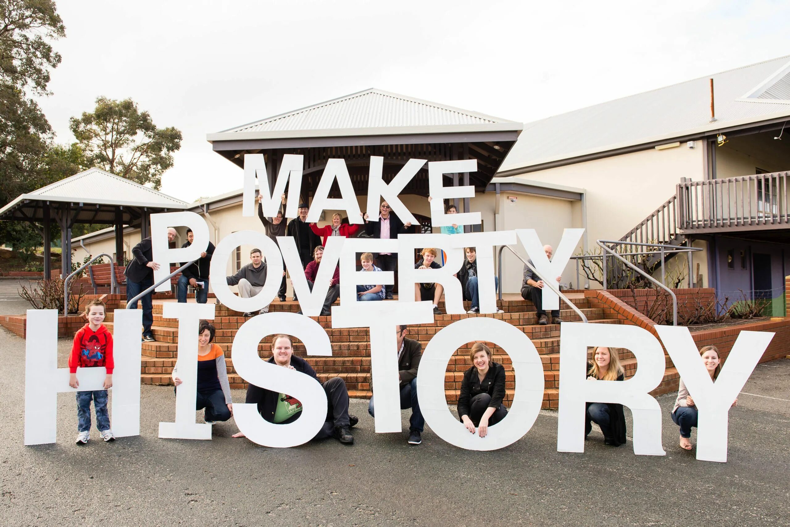 Make poverty History campaign.