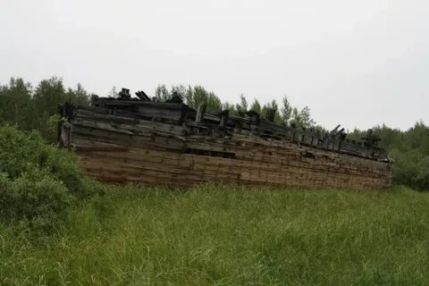 Паром деревянный