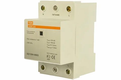 Реле напряжения 220в tdm