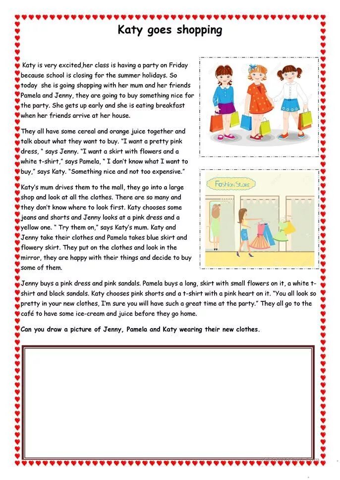 Read the text going shopping. Английские топики. магазины worksheets. shopping топик по английскому. shopping задания по английскому.