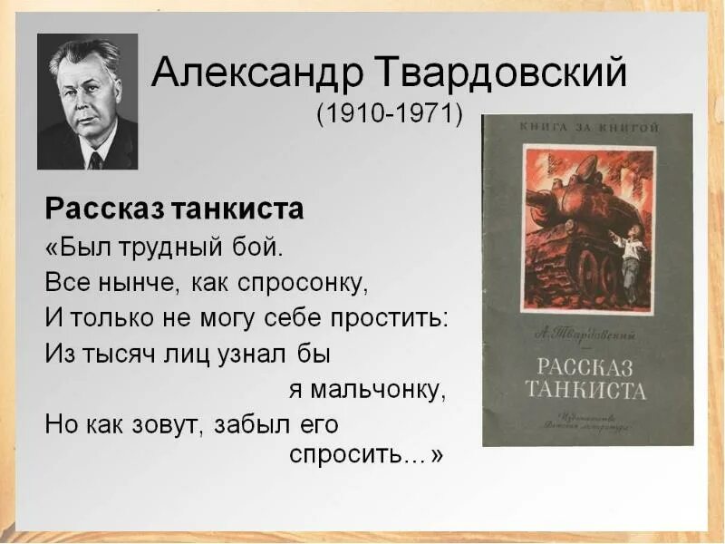 Поэзия твардовского а т. Стихотворение Твардовского.