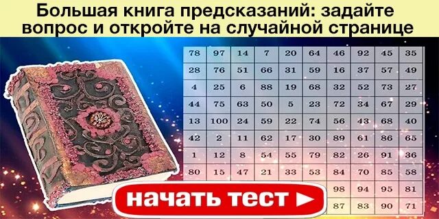 Предсказание на вопрос