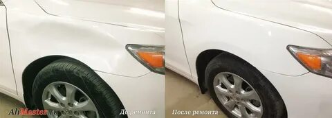 Вмятина на крыле ремонт