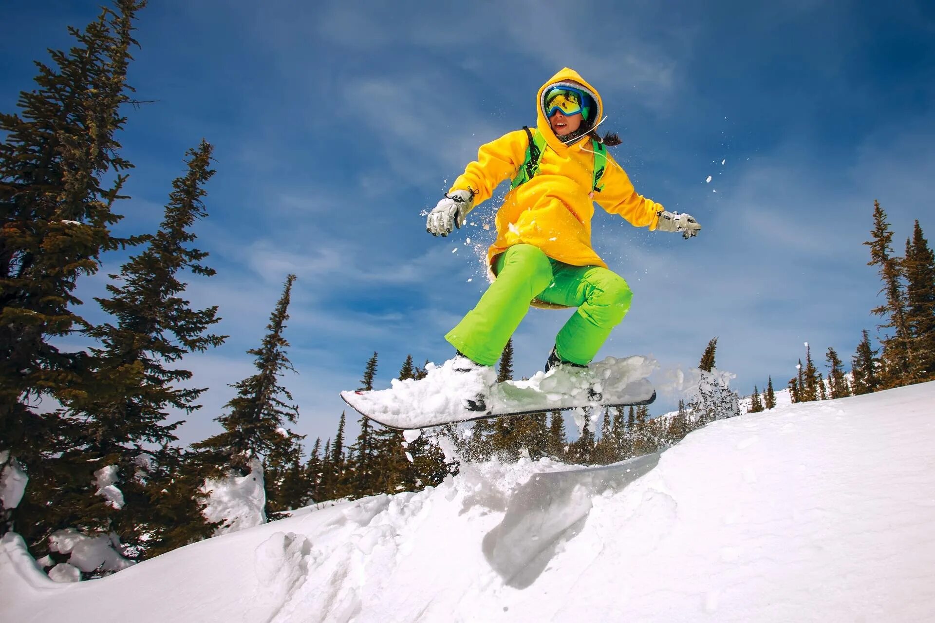 Go snowboarding
