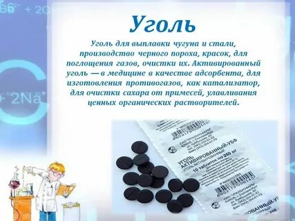 Активированный уголь формула в химии