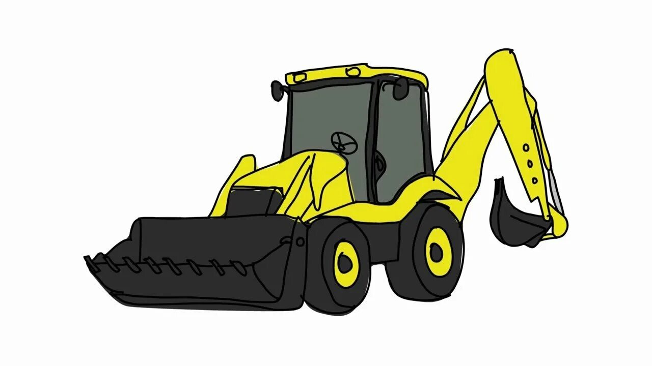 Как рисовать экскаватор. Трактор jcb вектор. экскаватор рисунок. экскаватор мультяшный. экскаватор-погрузчик мультяшный.