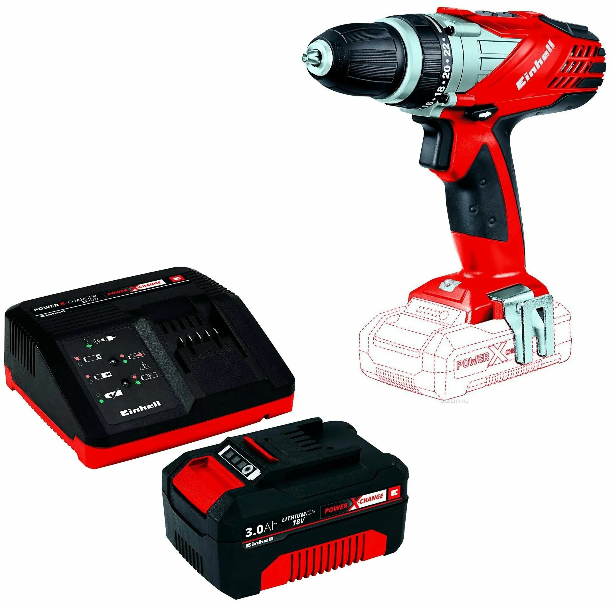Einhell pxc te-cd 18/48 li-i 2x2,0ah (4513935). 4 бесщеточный. у. Einhell инструмент шуруповерт аккумуляторный. шуруповерт энхель 18 вольт.