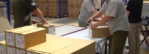 Упаковка поступающая