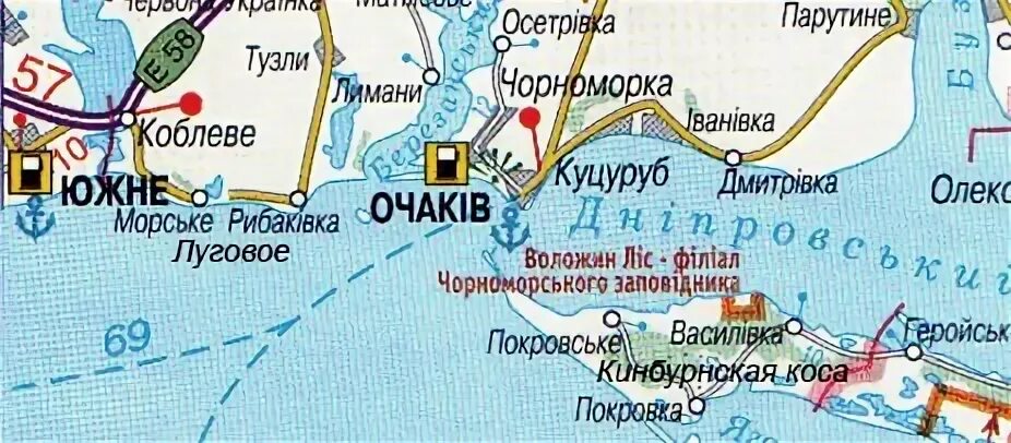 Карта очакова. Г Очаков Николаевская область на карте. Очаков Николаевская область на карте.