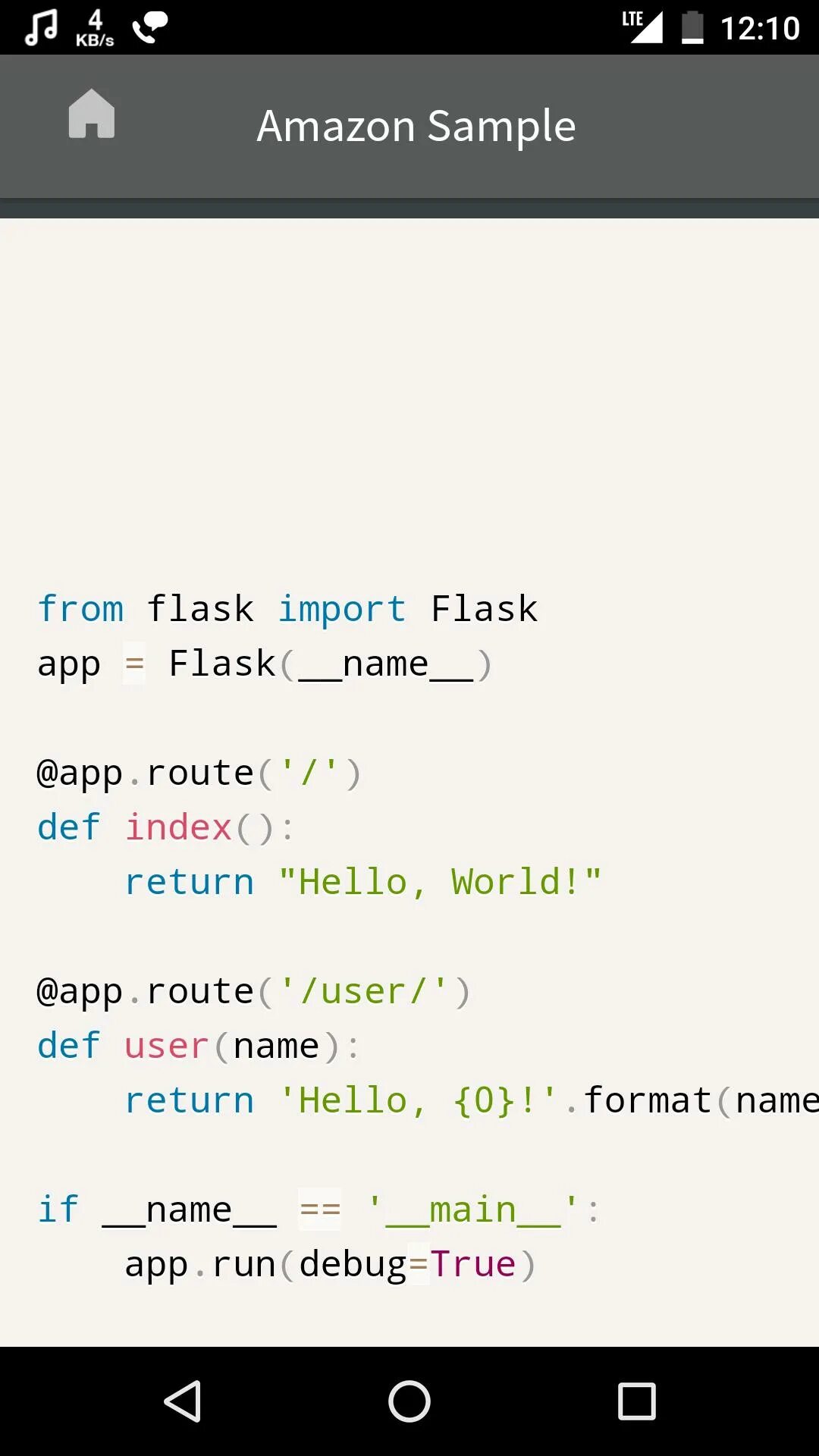 App flask name. App flask name