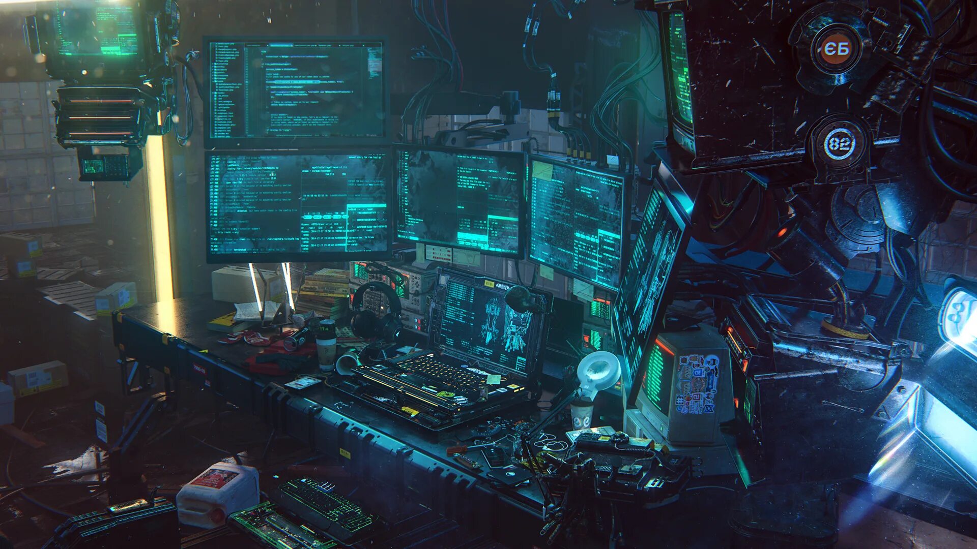 Hacker monitor
