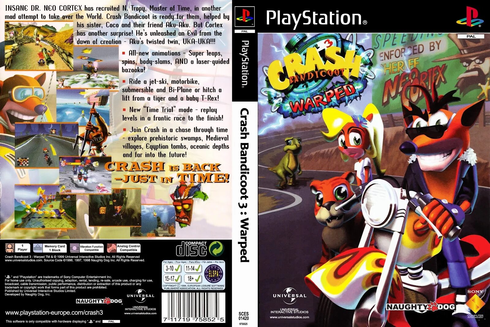 Crash 3 ps1. Ps1 обложка краш 3. Crash Bandicoot Warped ps1 обложка. Crash Bandicoot 1 2 3 ps1.