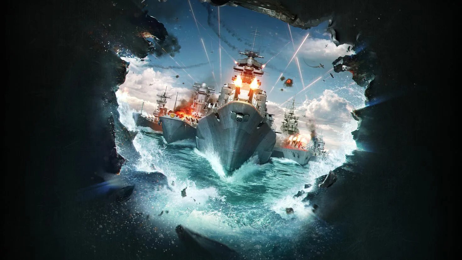 Дикий бой world of warships. World of warships 2 боевой корабль. Военный линкор бисмарк. Боевой корабль в world of warships. Военный корабль ворлд оф варшипс.
