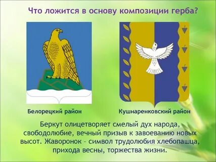 Какие листья на гербе оренбургской