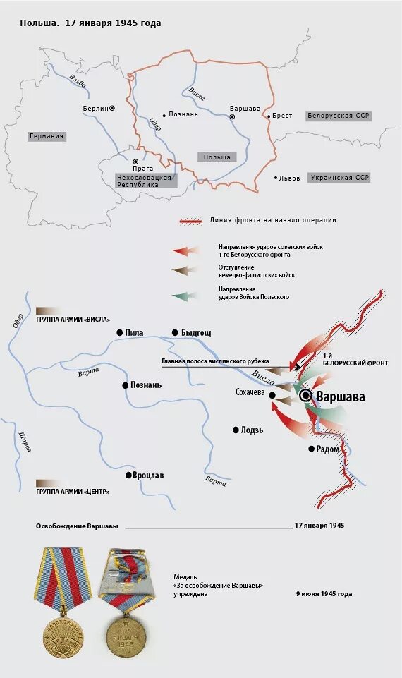 В какой операции освободили варшаву. Освобождение Варшавы карта. Варшава карта 1945. Висло-Одерская операция карта. Освобождение Польши и Варшавы карта.