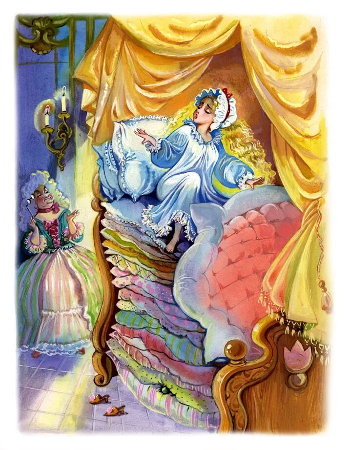 Иллюстрация г х андерсена. Принцесса на горошине Ханс Кристиан Андерсен. Принцесса на горошине: сказки. Сказки г х Андерсена принцесса на горошине.