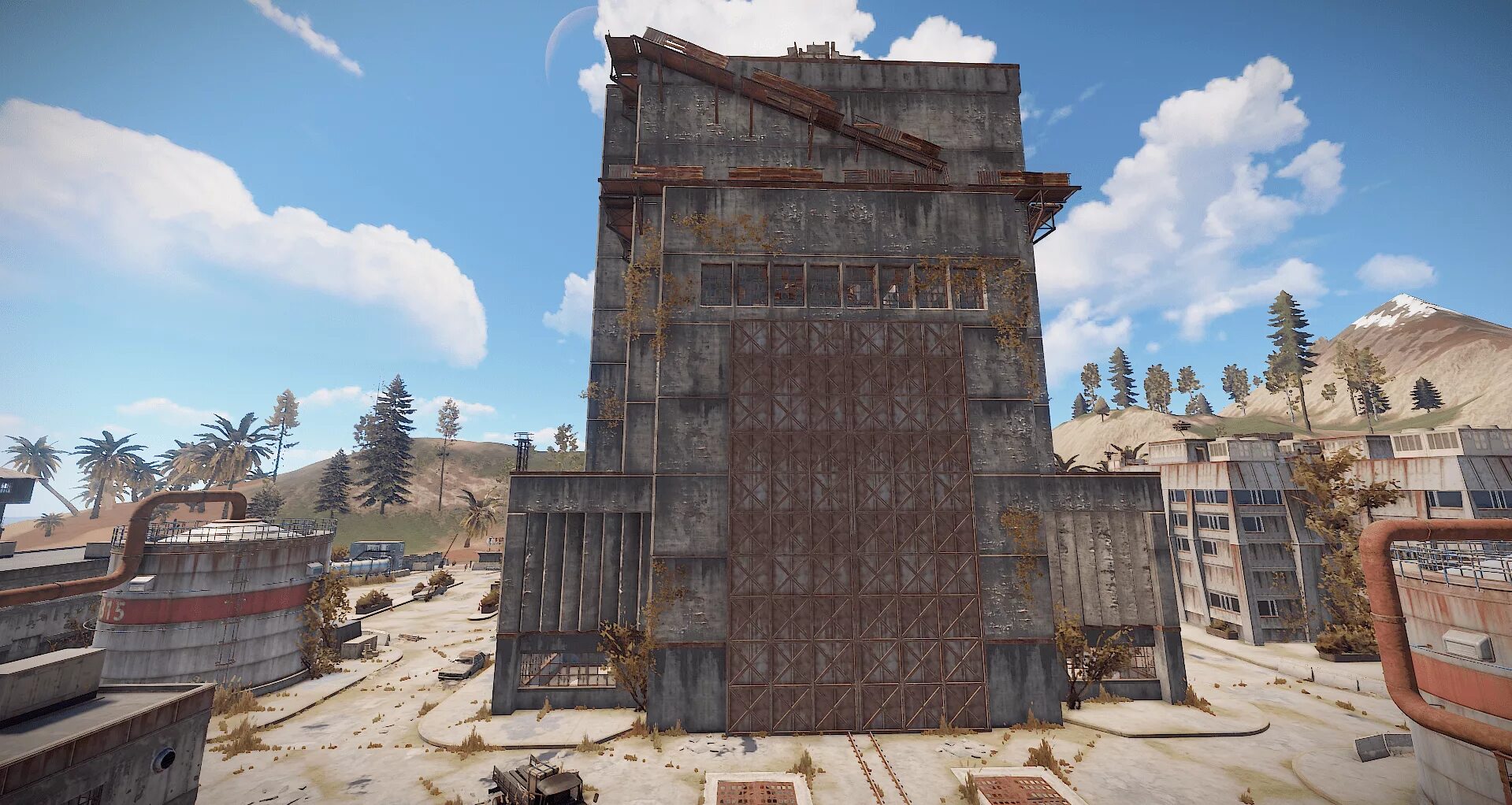 Rust launcher. Карта космодрома раст. rust космодром. рт rust завод. переработчик на космодроме раст.