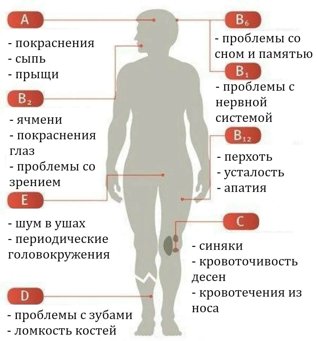 Именно дефицит. Дефициты витаминов и микроэлементов. Не хватает витаминов в организме. Каких именно витаминов не хватает.